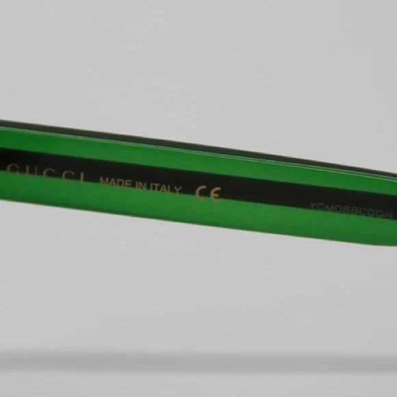 NEW GG0001SN 003 UNISEX SUNGLASSES GUCCI GG0001SN HAVANA GREEN - Picture 11 of 13